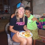 Aloe and Jose in El Salvador.