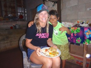 Aloe and Jose in El Salvador.