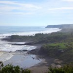 Surfing in El Salvador.