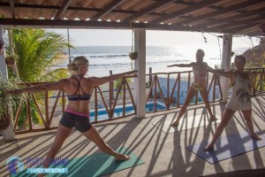 Puerto Sandino Surf Resort yoga class