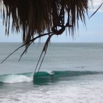 Surfing in Miramar, Nicaragua.