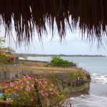 Surfing in Miramar, Nicaragua.