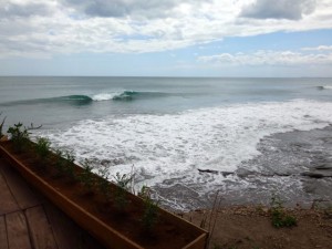 Surfing in Miramar, Nicaragua.
