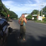 Aloe with post-surf coconuts.